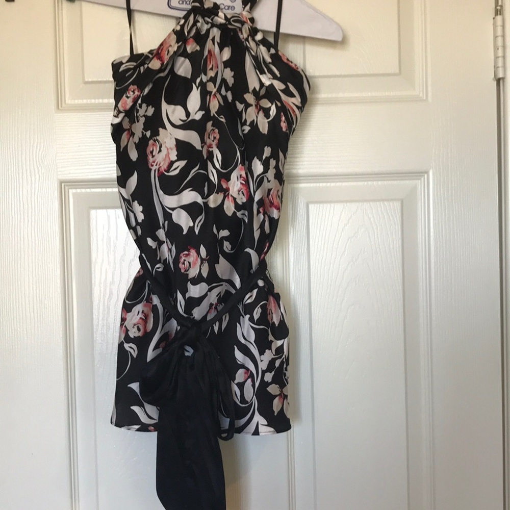 Vintage black halter neck top